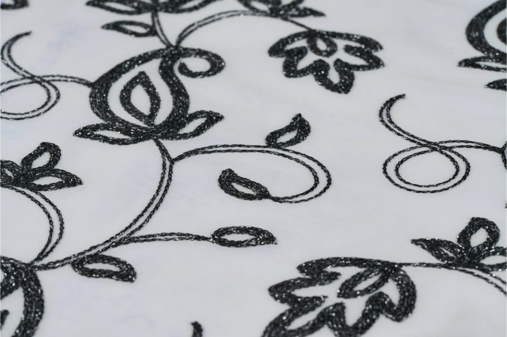 Embroidery on Chiffon - 24